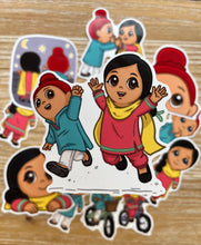 Load image into Gallery viewer, Manu and Mahi Stickers (10 Pack)