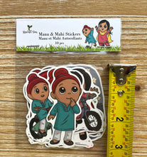 Load image into Gallery viewer, Manu and Mahi Stickers (10 Pack)