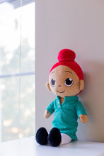 Load image into Gallery viewer, Manu is an Indian, Sikh, Punjabi boy. This plush toy is for children of all ages. 
