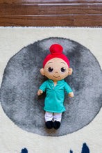 Load image into Gallery viewer, Manu is an Indian, Sikh, Punjabi boy. This plush toy is for children of all ages. 
