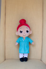 Load image into Gallery viewer, Manu is an Indian, Sikh, Punjabi boy. This plush toy is for children of all ages. 
